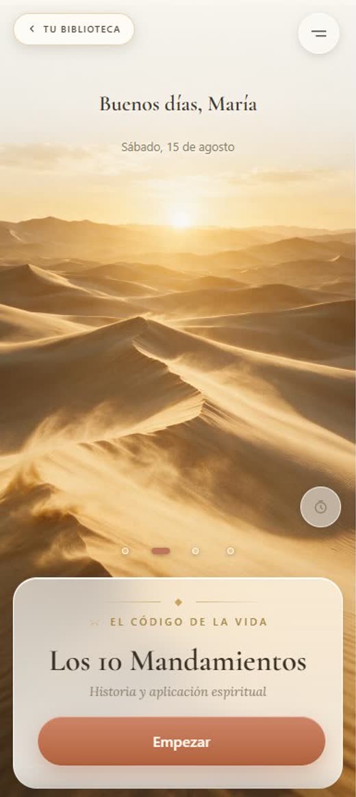 Portada del ebook saludando a la lectora por su nombre